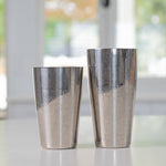 Stainless Steel Boston Tin Patterned Cocktail Shaker