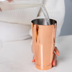 Copper Boston Tin & Glass Cocktail Shaker